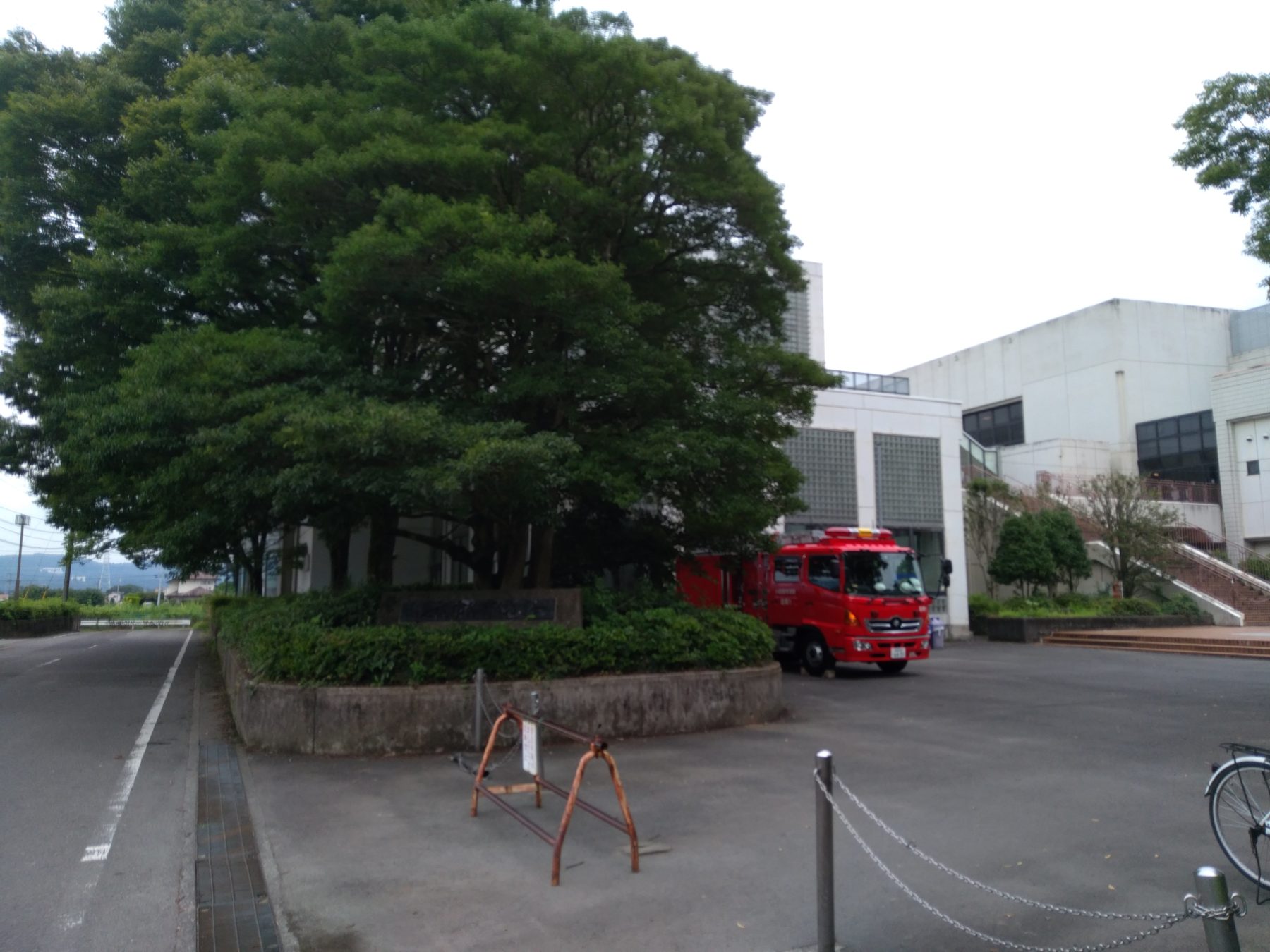 南足柄市体育センターの入り口